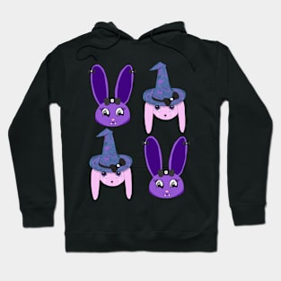 Magical Bunny Duo Pattern Hoodie